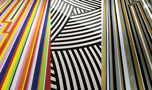 Zobop (2012), The Strokes (2012) & Zobop Gold (2013) | Jim Lambie